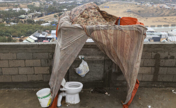 ▲据报道，加沙地带露天排便的现象近期变得更为普遍