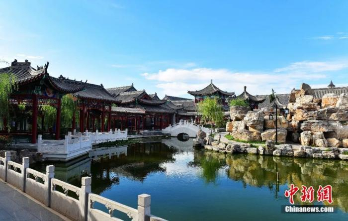 图为定州市崇文街“后花园”——中山后圃。 白永民 摄