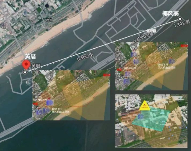 厦门5G-A通感试点区域实测图 （图片来源：华为无线网络官方微信号）