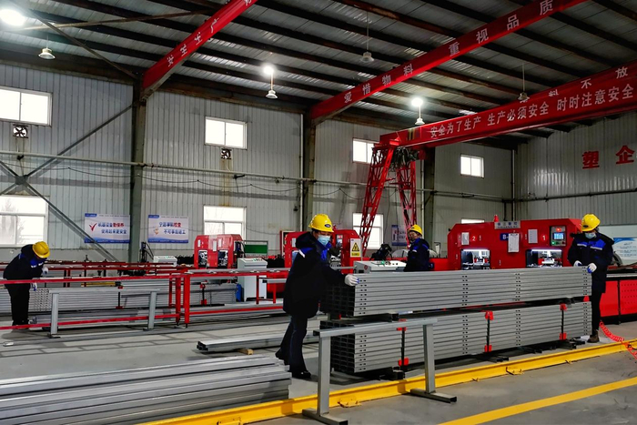 特锐豪（陕西）新能源装备有限公司生产车间（企业供图）