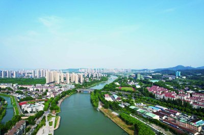 秦淮新河今貌。江宁区政协教卫文体（文史）委供图