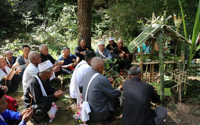 2022年9月3日，景迈山举行祭昆虫神仪式。受访者供图