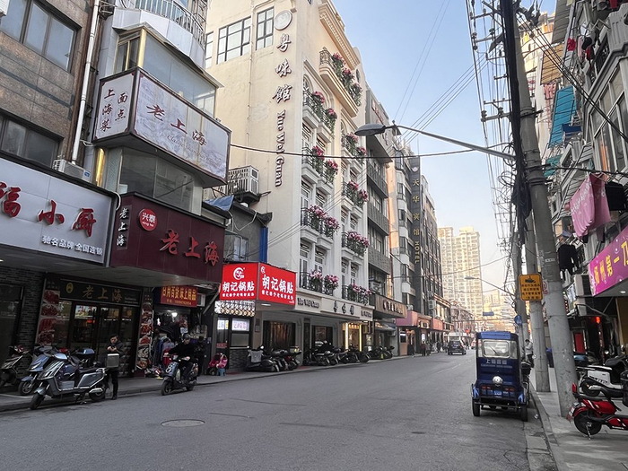 12月28日，黄河路。澎湃新闻记者 邹佳雯 图