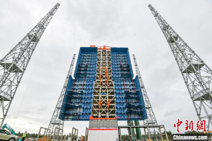 图为一号发射工位.中新社记者 骆云飞 摄