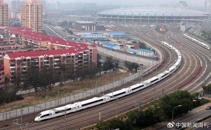 济枣高铁线路在规划上与京沪高铁平行。图/视觉中国