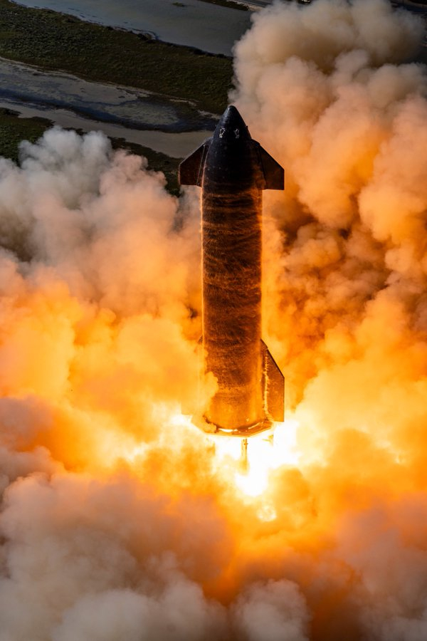 “星舰”正在准备第三次试射（图源：马斯克本人社交媒体）