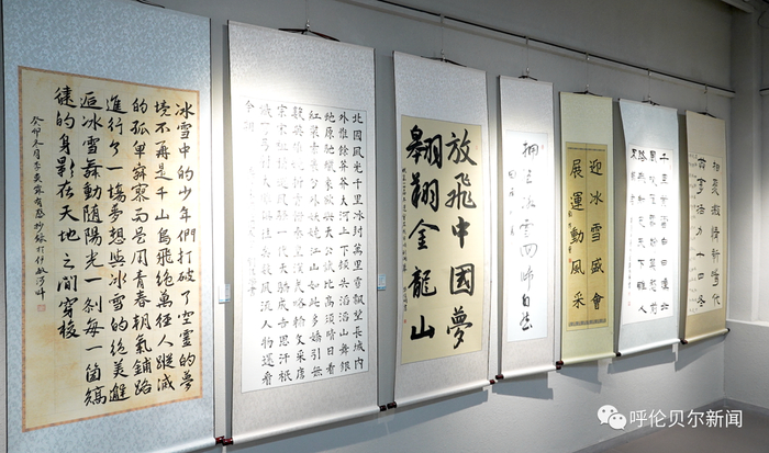 书法作品的墨韵犹如波澜壮阔的画卷，细节之处尽显艺术魅力