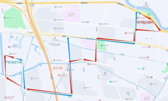 线路走向示意图