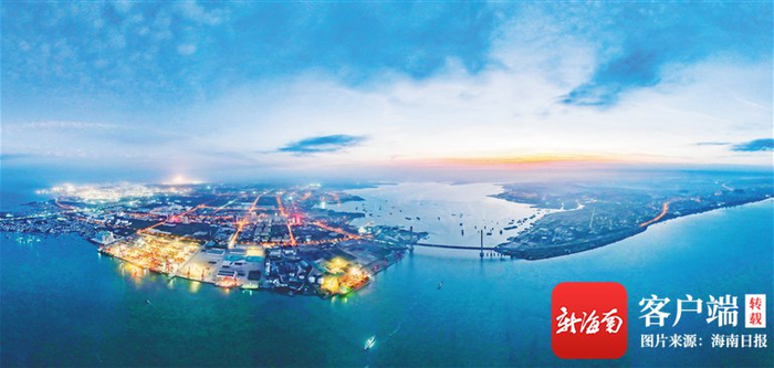　　航拍儋州环新英湾。海南日报记者 陈元才 摄
