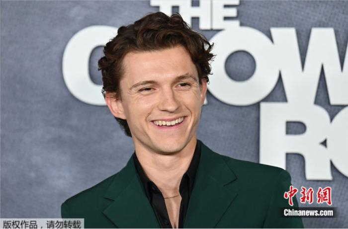 资料图：英国演员汤姆·赫兰德。