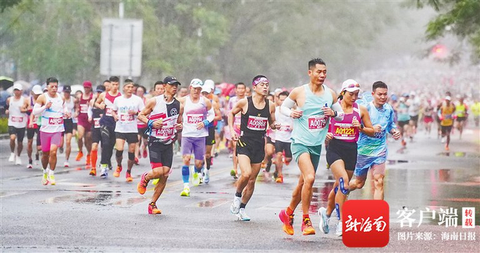　　2023海南儋州马拉松赛现场。海南日报记者 陈元才 摄