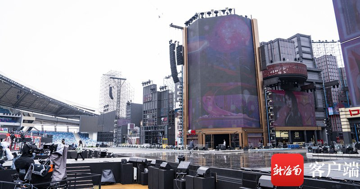 湖南卫视跨年12月31日将在海口五源河举行。记者 李昊 摄