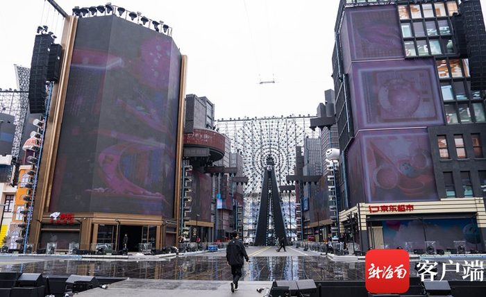 湖南卫视跨年12月31日将在海口五源河举行。记者 李昊 摄