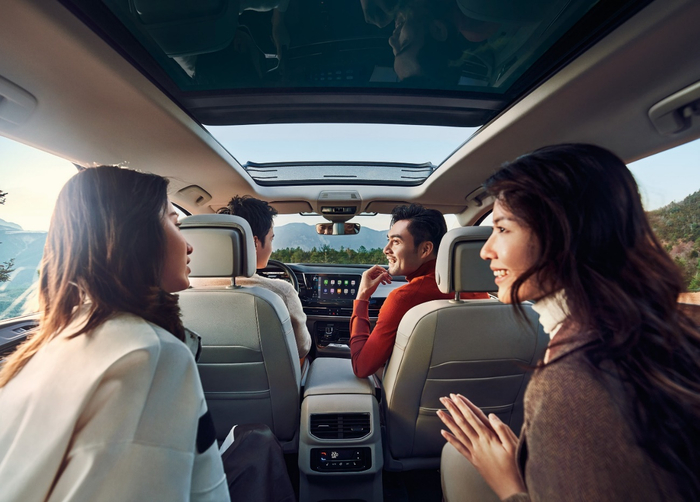 揽境内部空间。 一汽-大众供图 华龙网发