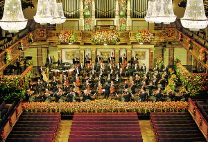 　　2021年维也纳新年音乐会现场。    资料图片