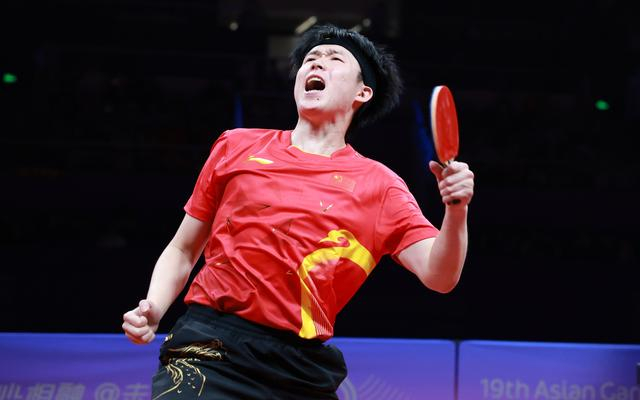 多哈总决赛男单首轮，王楚钦将对阵小勒布伦。  资料图/新华社