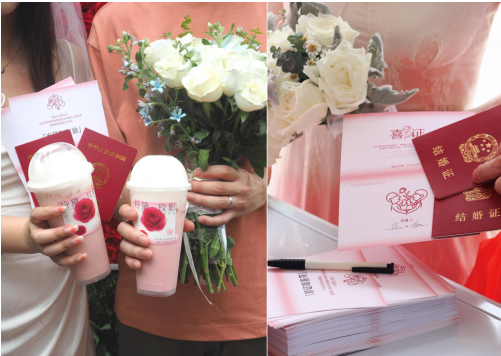 （喜茶举办送喜证活动）