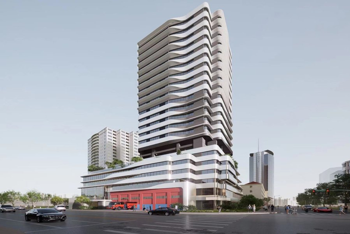 古北路B1-03地块综合体新建工程效果图