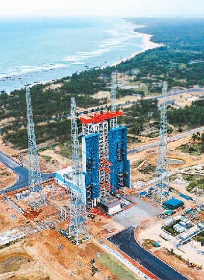 　　海南国际商业航天发射中心一号发射工位。