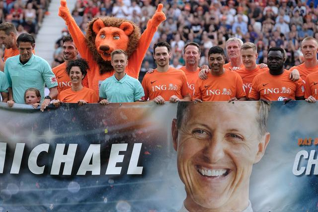 2022年8月，德国法兰克福，众多德国体坛明星参加舒马赫慈善纪念足球赛。  资料图/IC photo