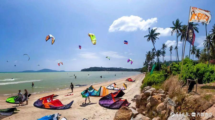 风筝冲浪学校 来源：泰国国家旅游局上海办事处