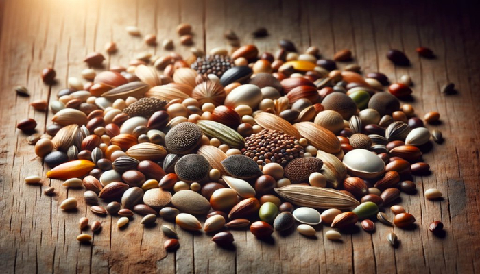 各种种子 图片来源：作者AI生成