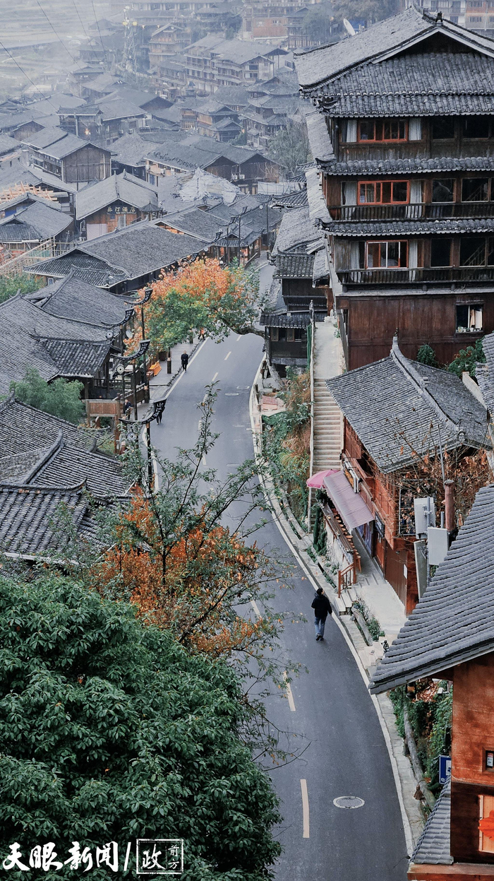 冬日西江。（图/潘德玉）