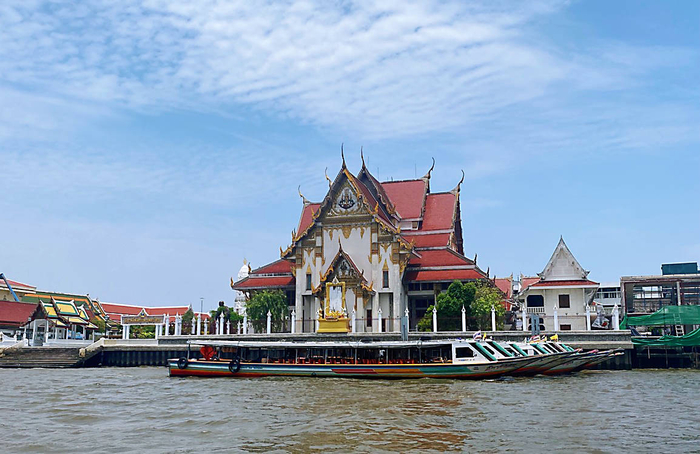 ▲曼谷的湄南河畔。庞艳艳 摄