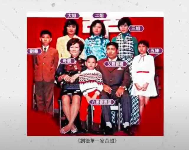 刘德华一家合照 采访视频截图