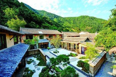     朱家湾村的一家民宿。柞水县委宣传部供图