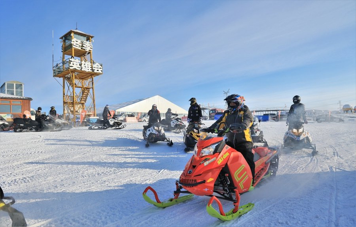 海拉尔冬季英雄会。记者 李新军 摄
