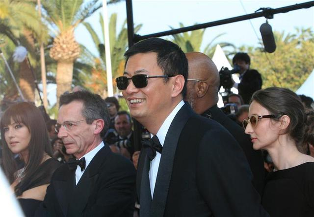 2006年王家卫任第59届戛纳国际电影节评委会主席（图片来源：新华社）