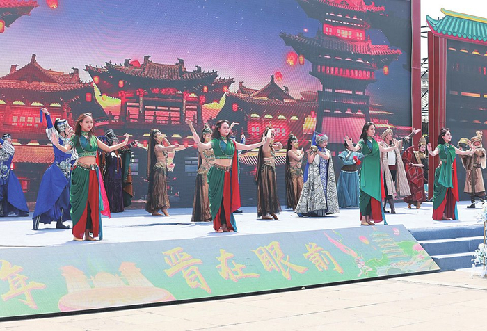 “一眼千年、晋在眼前”2023山西国风文化月活动现场（资料图片）。