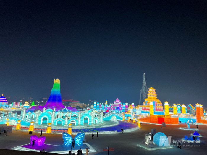 哈尔滨冰雪大世界 图片来源：每经记者 于垚峰 摄