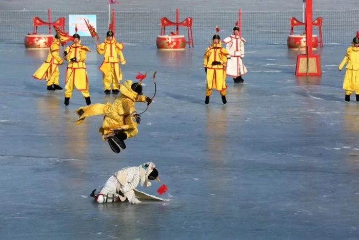 圆明园冰场（图片来源：“圆明园冰场”微信公众号）