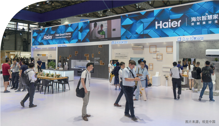 △在数字化赋能下，海尔智家持续升级的制造和服务模式为行业转型升级树立了典范，也推动了用户体验全方位升级。