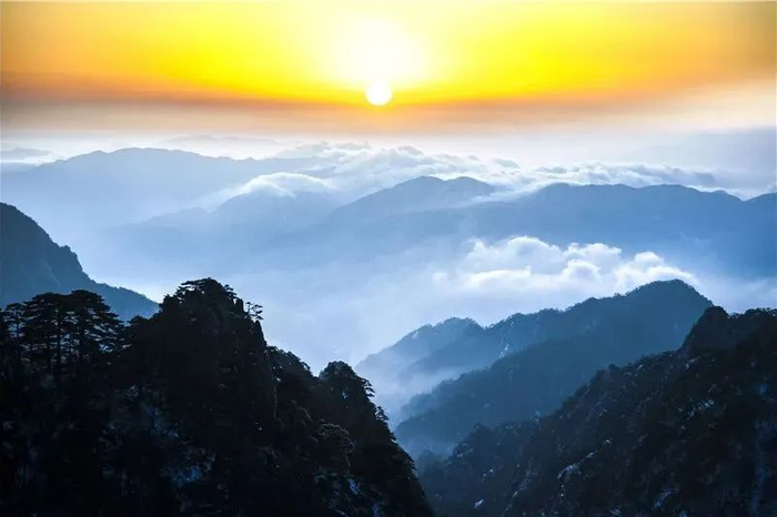 黄山日出。黄山市委宣传部供图