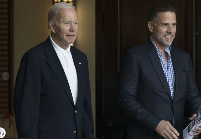 ▲美国总统拜登及其儿子亨特·拜登