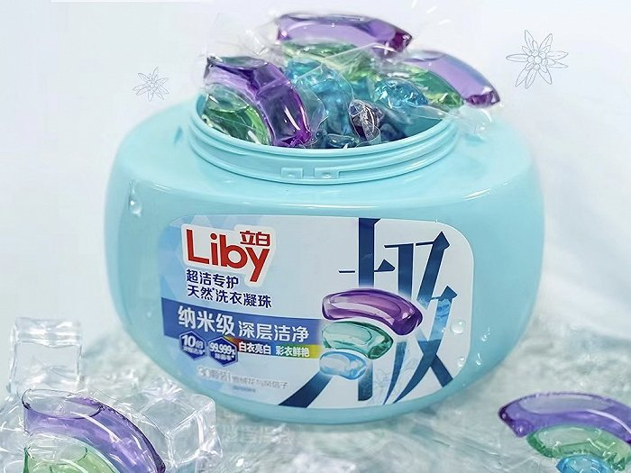 立白洗衣凝珠（图片来源：小红书@立白）
