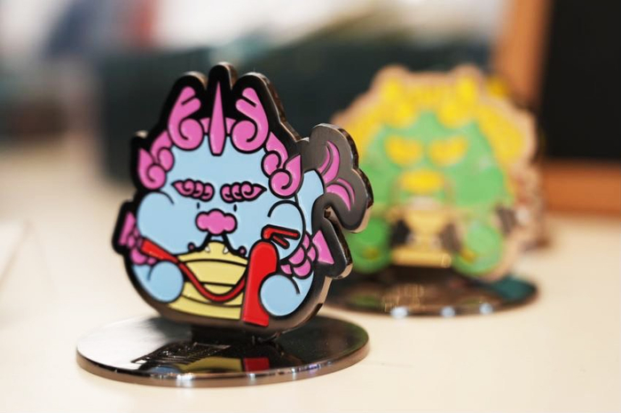 　　“龙生九子”系列文创。（北京大运河博物馆供图）