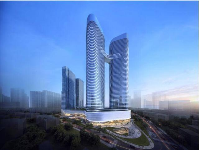 “双子塔”效果图