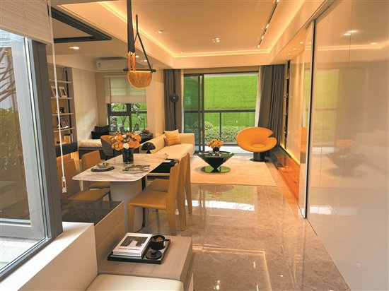 1月广州多个楼盘加快营销节奏 徐炜伦 摄