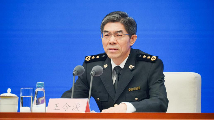 海关总署副署长王令浚  澎湃新闻记者 周頔 摄