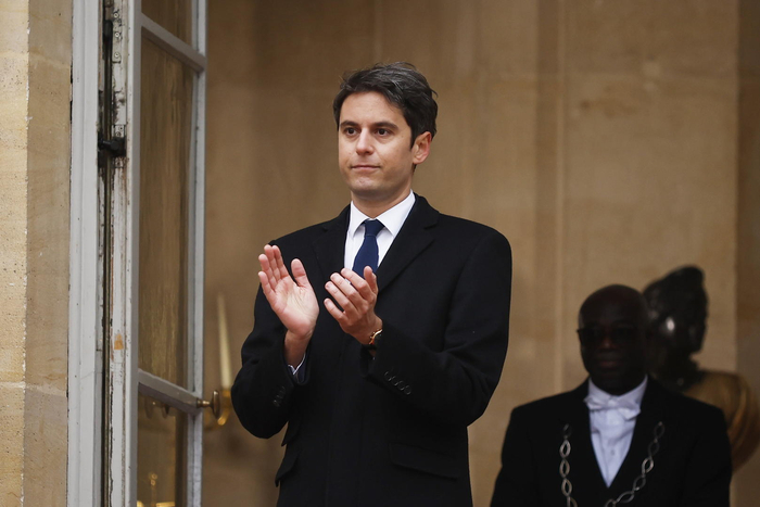 ▲1月9日，加布里埃尔·阿塔尔被正式任命为法国总理。图据IC photo