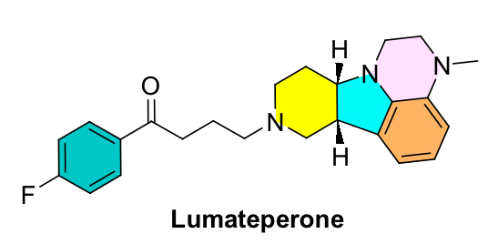 图4. Lumateperone化学结构