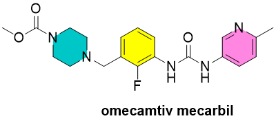图1. Omecamtiv mecarbil化学结构。