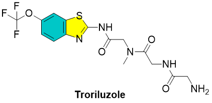 图2. Troriluzole化学结构。