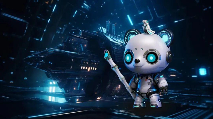 ▲2023成都世界科幻大会吉祥物“科梦”