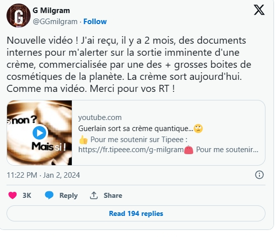 图源：Twitter@G Milgram