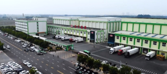 辽宁安井食品有限公司物流运输基地。（受访者供图）
